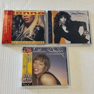 Donna Summer 3xCD Lot Japan Import OBI MISTAKEN IDENTITY All Systems Go READ